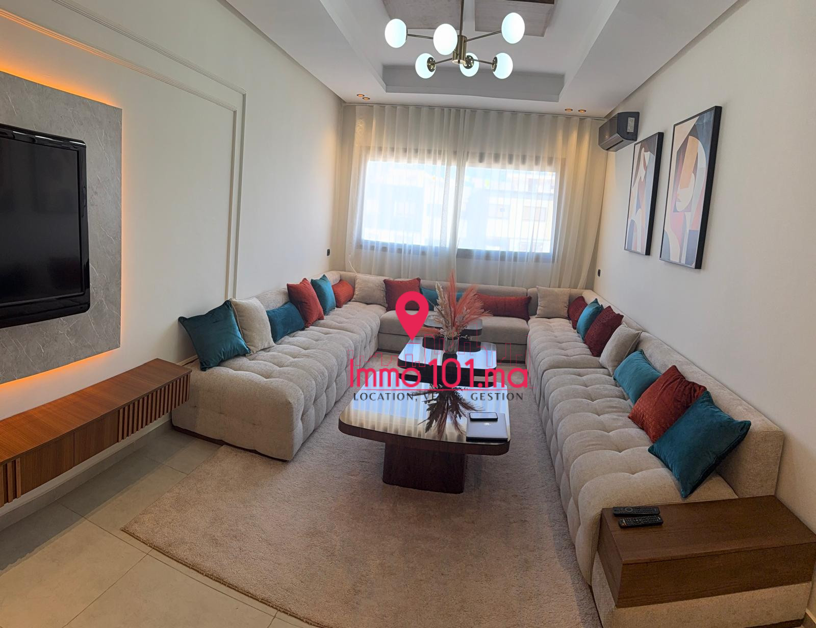 Location appartement meublé à Sala Al Jadida ZLLAM2297